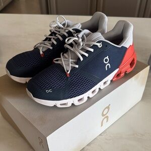 NEW NEVER WORN On Cloud Cloudrunner 2 Alloy and Chambray Men’s 9.5 Sneakers